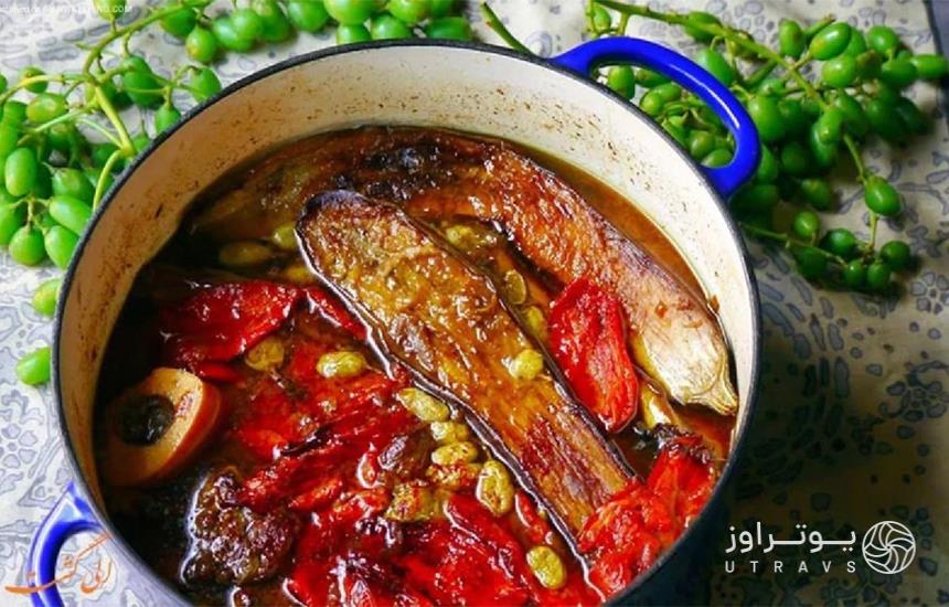 خورشت غوره بادمجان